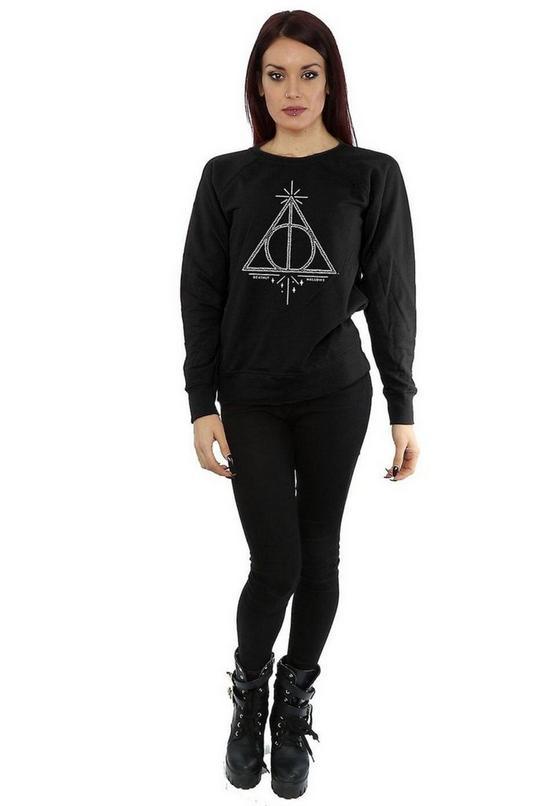 Deathly Hallows Cotton Sweatshirt by HARRY POTTER