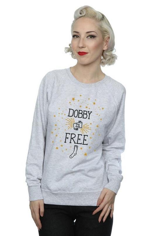 Dobby Is Free Cotton Sweatshirt by HARRY POTTER