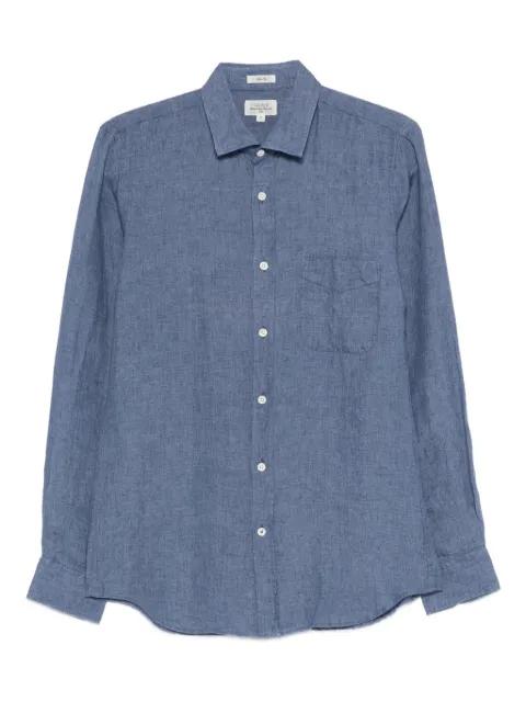 pocket linen shirt by HARTFORD