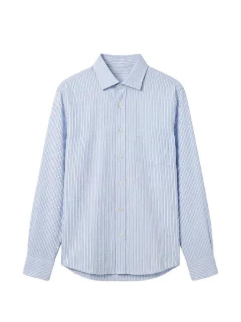 striped seersucker shirt by HARTFORD