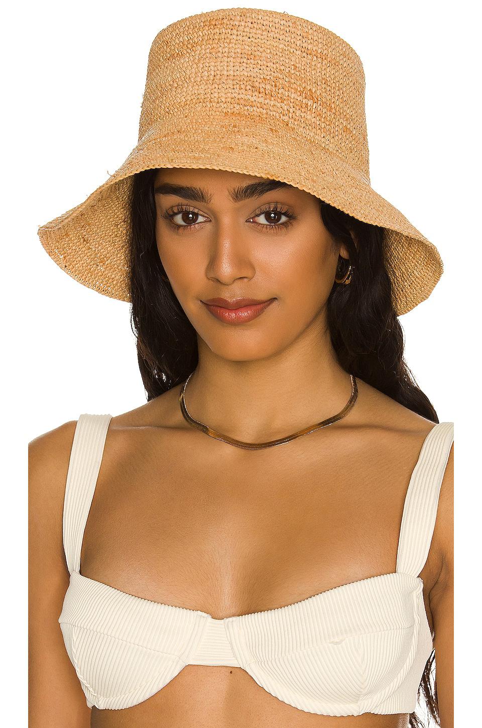 Hat Attack Chic Crochet Bucket Hat in Neutral by HAT ATTACK