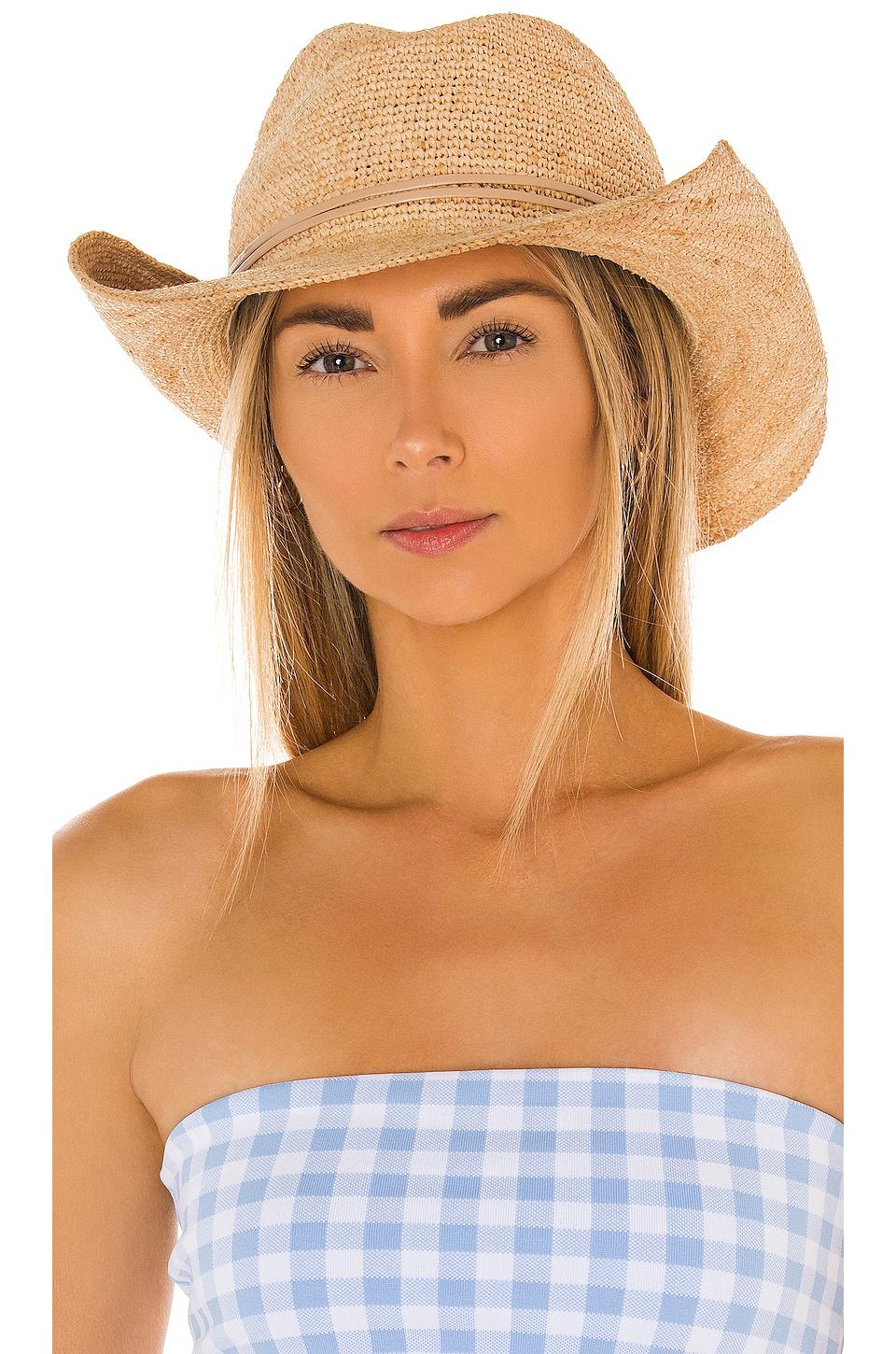Hat Attack Crochet Cowboy in Tan by HAT ATTACK