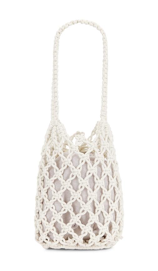 Hat Attack Elodie Fisherman Bag in White by HAT ATTACK
