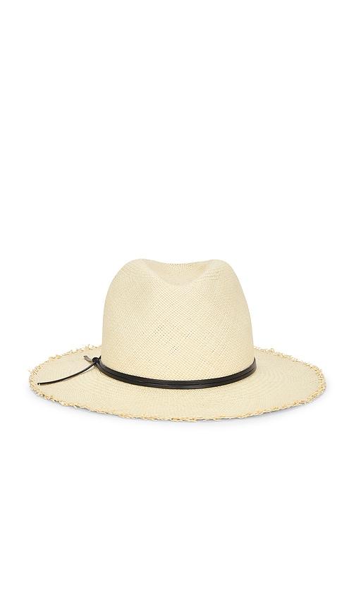 Hat Attack Fringed Pammy Panama in Neutral by HAT ATTACK