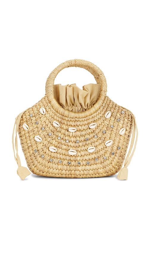 Hat Attack Janie Shell Top Handle Bag in Neutral by HAT ATTACK