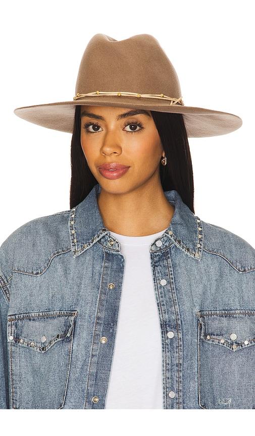 Hat Attack Mountain Cowgirl Hat in Taupe by HAT ATTACK