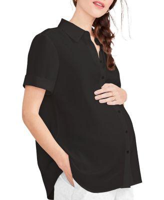Nursing Friendly Maternity Buttondown Savannah Top by HATCH COLLECTION