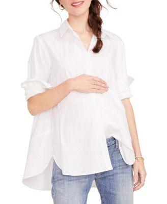 Nursing Friendly Maternity Classic Buttondown Shirt by HATCH COLLECTION