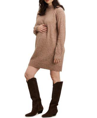 The Cozy Pointelle Poise Mini Maternity Dress by HATCH COLLECTION The Cozy Pointelle Poise Mini Maternity Dress by HATCH COLLECTION