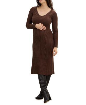 The Dasha Maternity Sweater Dress by HATCH COLLECTION