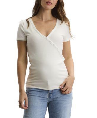 The Softest Rib Nursing Tee by HATCH COLLECTION
