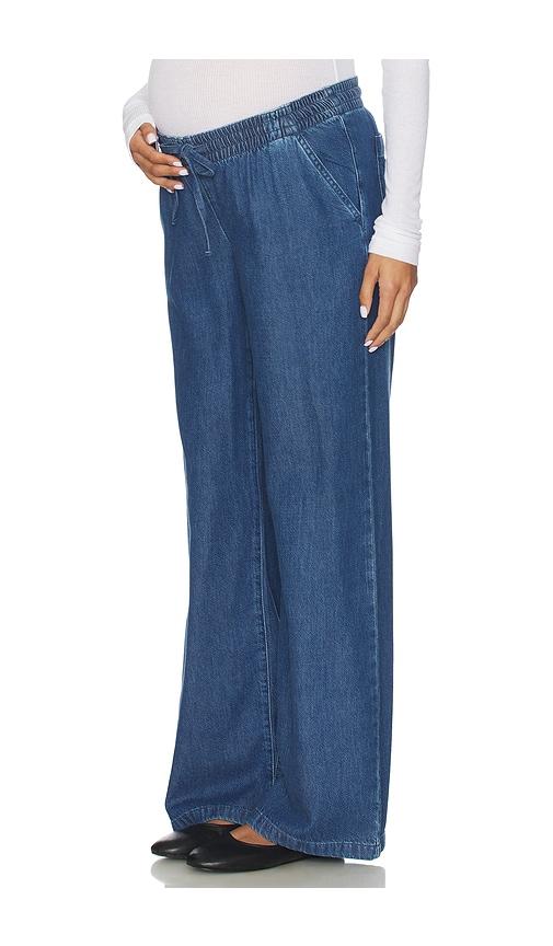 HATCH The Denim Drawstring Gavin Pant in Blue by HATCH