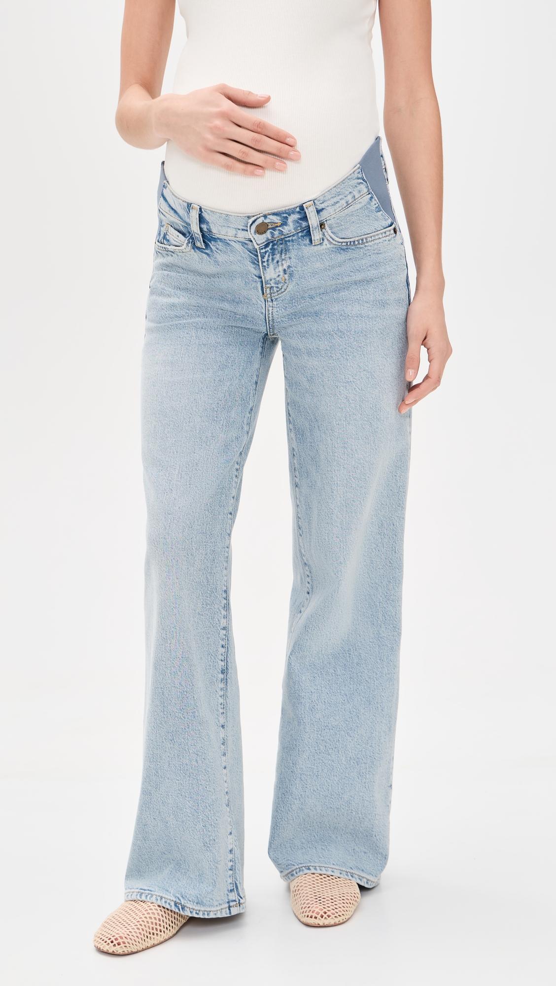 The Relaxed Wide Leg Maternity Jeans by HATCH