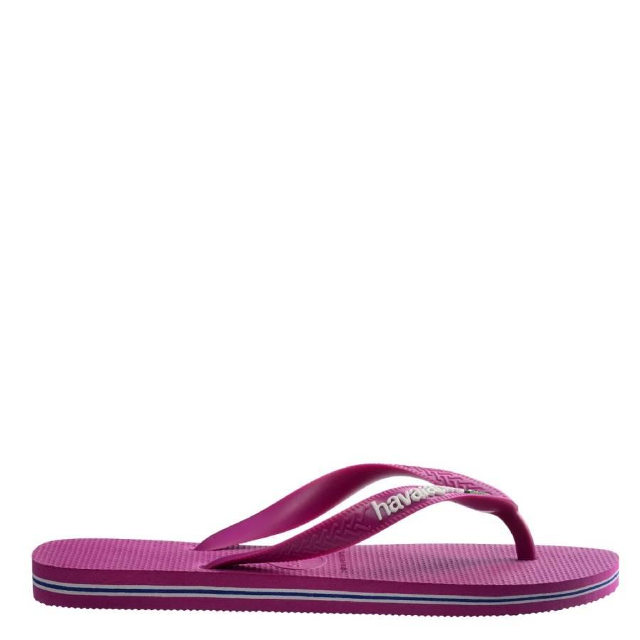 Havaianas Kids Brasil Flag Logo Flip-Flops by HAVAIANAS