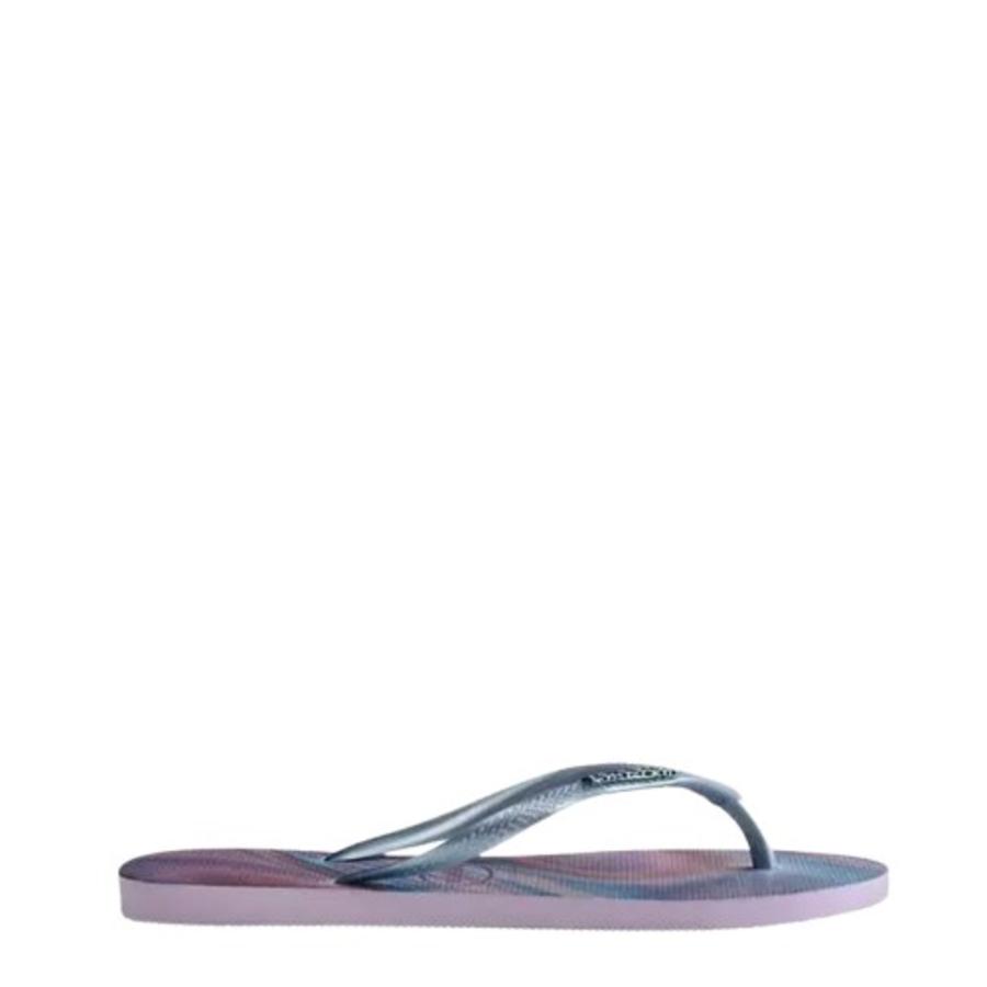 Havaianas Slim Iridescent Flip-Flops in Lilac by HAVAIANAS
