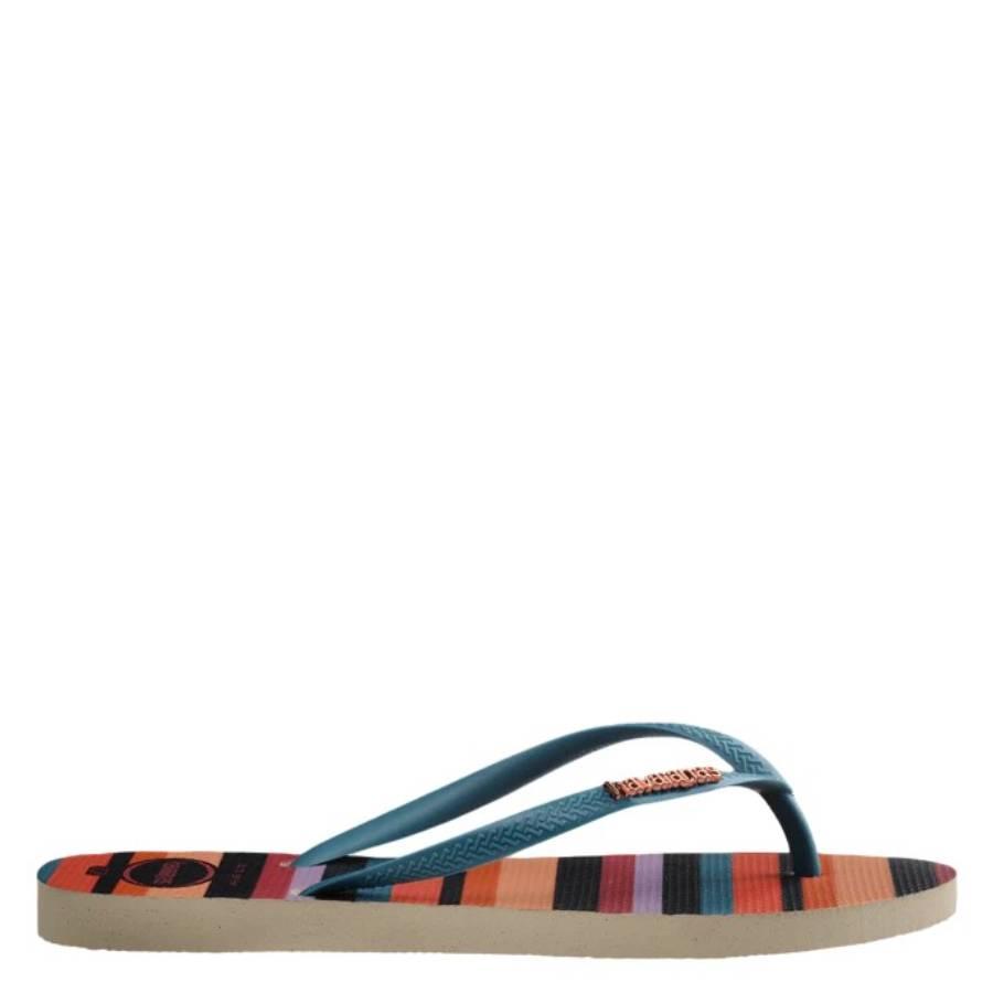 Havaianas Slim Patchwork Stripe Flip Flops by HAVAIANAS