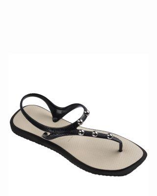 Women's Flash Fusion Studded Thong Sandals by HAVAIANAS