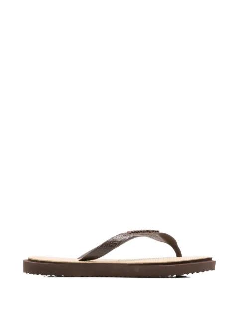 logo-plaque flip flops by HAVAIANAS