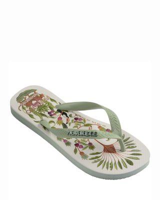 x Farm Rio Women's Flore Flip Flop Sandals by HAVAIANAS