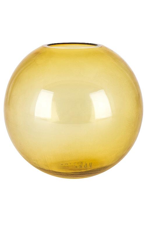 HAWKINS NEW YORK Aurora Large Sphere Vase in Yellow by HAWKINS NEW YORK