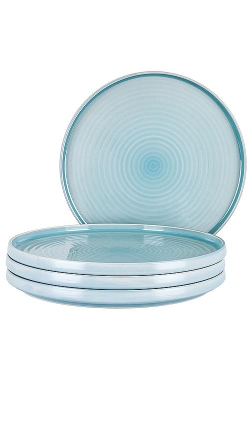 HAWKINS NEW YORK Essential Dinner Plate Set Of 4 in Blue by HAWKINS NEW YORK