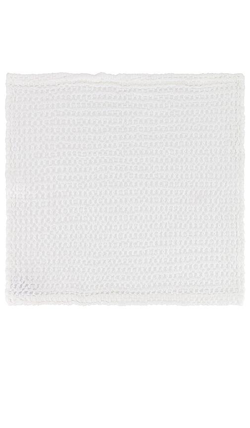 HAWKINS NEW YORK Simple Waffle Washcloth in White by HAWKINS NEW YORK