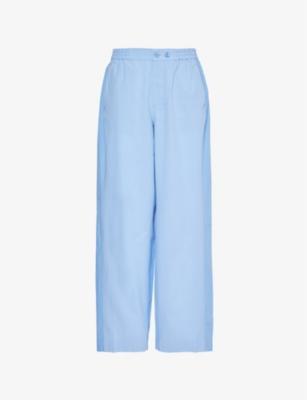 Duo relaxed-fit mid-rise pyjama trousers by HAY