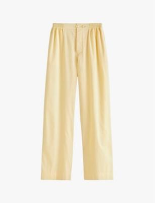 Outline Contrast-Trim Cotton Pyjama Trousers by HAY