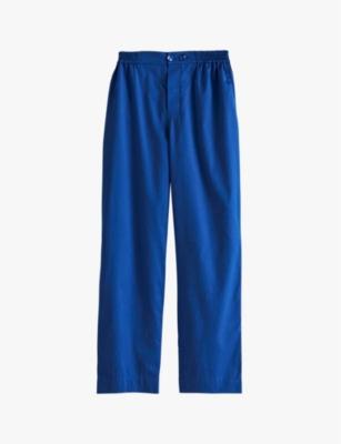 Outline Contrast-Trim Cotton Pyjama Trousers by HAY