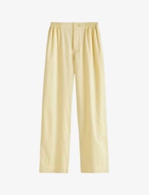 Outline Contrast-Trim Cotton Pyjama Trousers by HAY