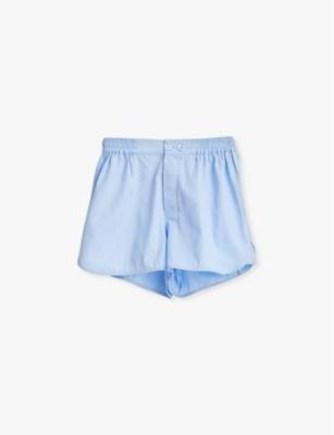 Outline relaxed-fit mid-rise  cotton pyjama shorts by HAY