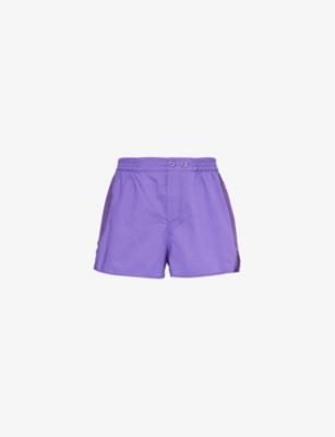 Outline relaxed-fit mid-rise  cotton pyjama shorts by HAY