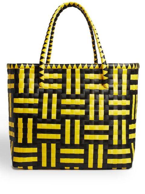 weaved large tote bag by HAY