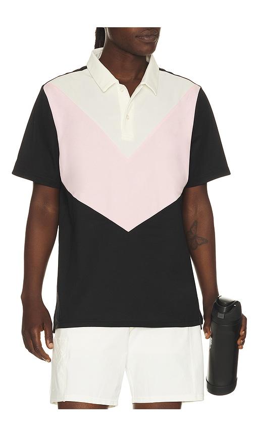 HEAD Golf Color Block Polo in Black by HEAD GOLF