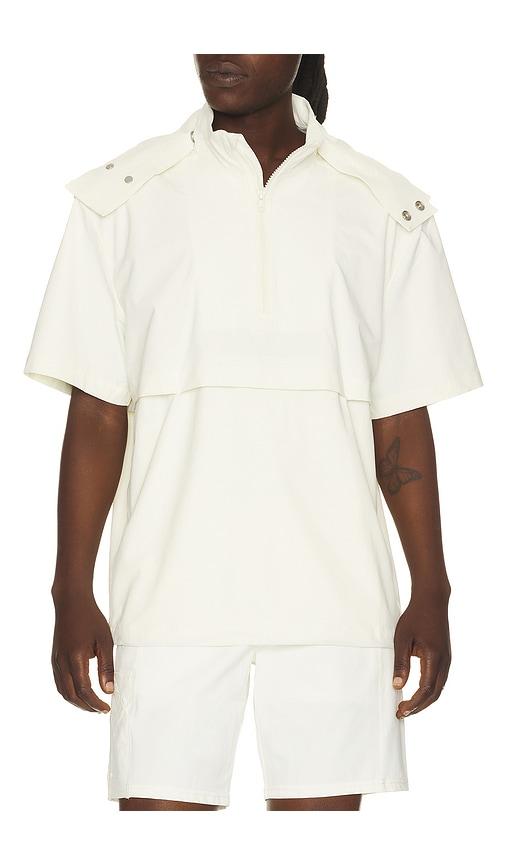 HEAD Golf Signature Short Sleeve Anorak in Cream by HEAD GOLF