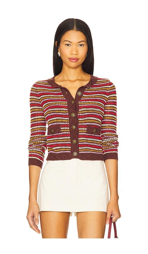 HEARTLOOM Cait Cardi in Wine by HEARTLOOM