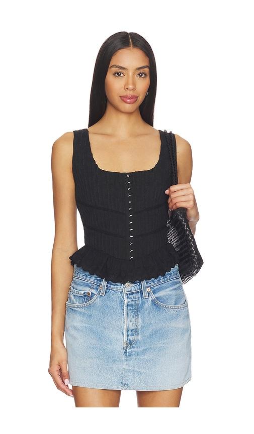 HEARTLOOM Christine Top in Black by HEARTLOOM