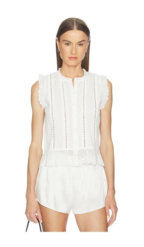 HEARTLOOM Dia Top in White by HEARTLOOM