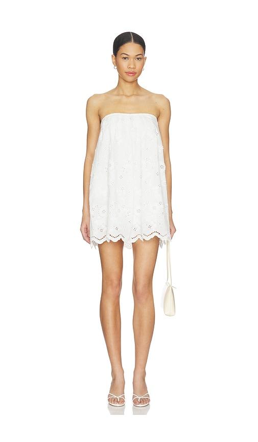 HEARTLOOM Diego Cover Up Dress in White by HEARTLOOM