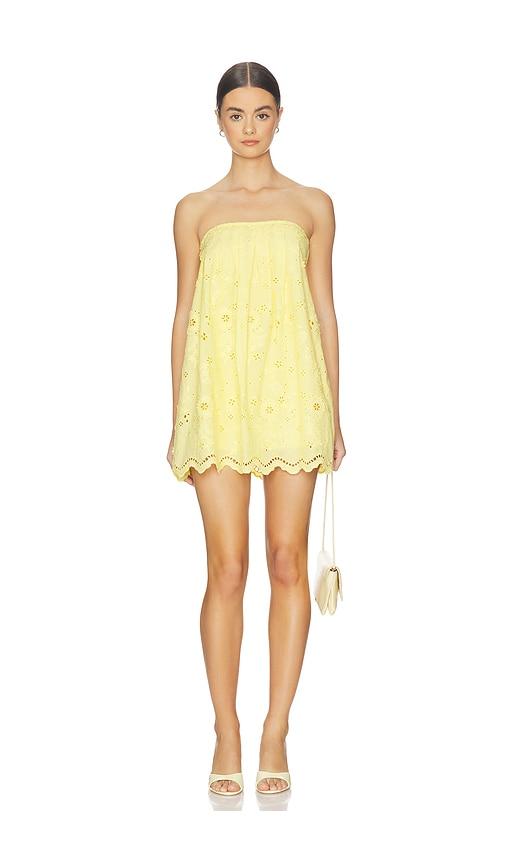 HEARTLOOM Diego Cover Up Dress in Yellow by HEARTLOOM