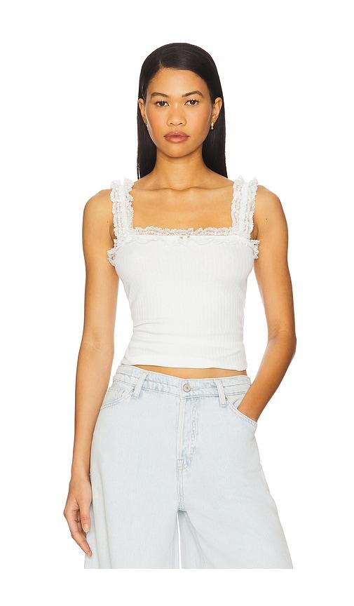 HEARTLOOM Koko Top in White by HEARTLOOM