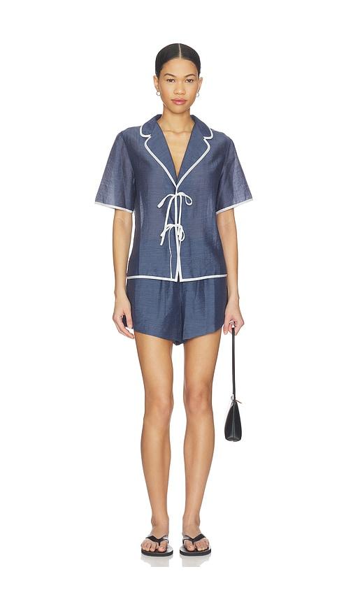 HEARTLOOM Liara Set in Navy by HEARTLOOM
