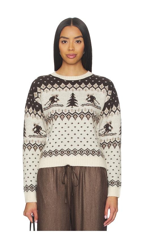 HEARTLOOM Litchi Sweater in Brown by HEARTLOOM