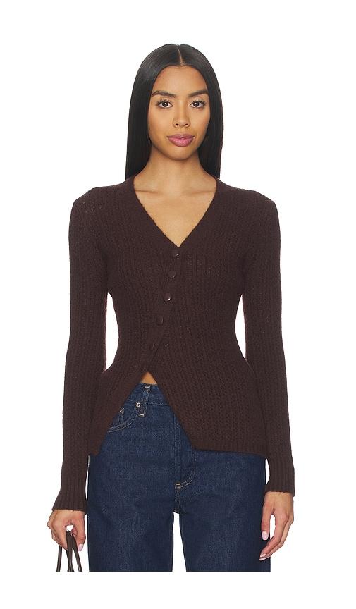 HEARTLOOM Lovett Top in Brown by HEARTLOOM