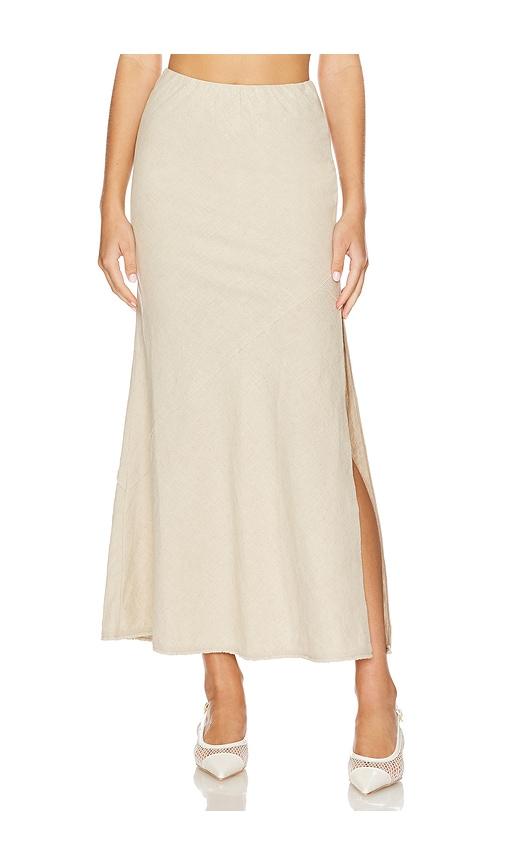HEARTLOOM Lulu Skirt in Beige by HEARTLOOM