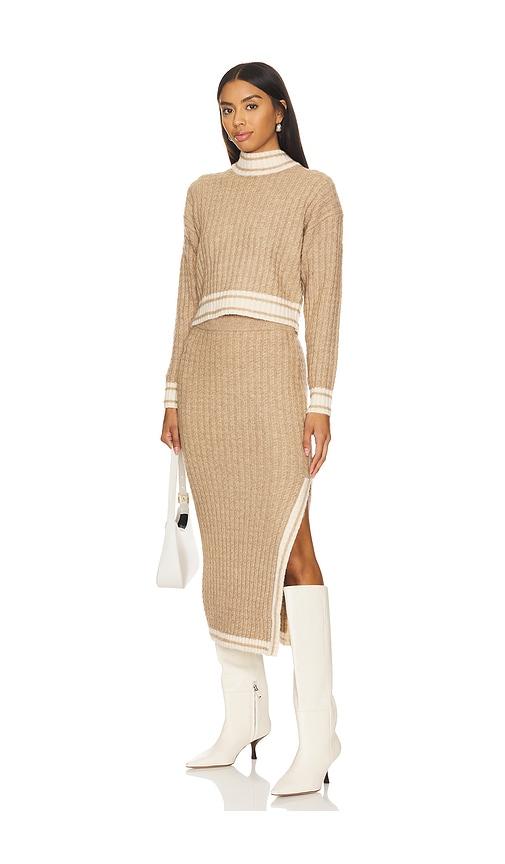 HEARTLOOM Mirella Set in Beige by HEARTLOOM