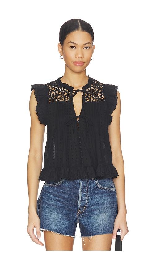 HEARTLOOM Rayna Top in Black by HEARTLOOM