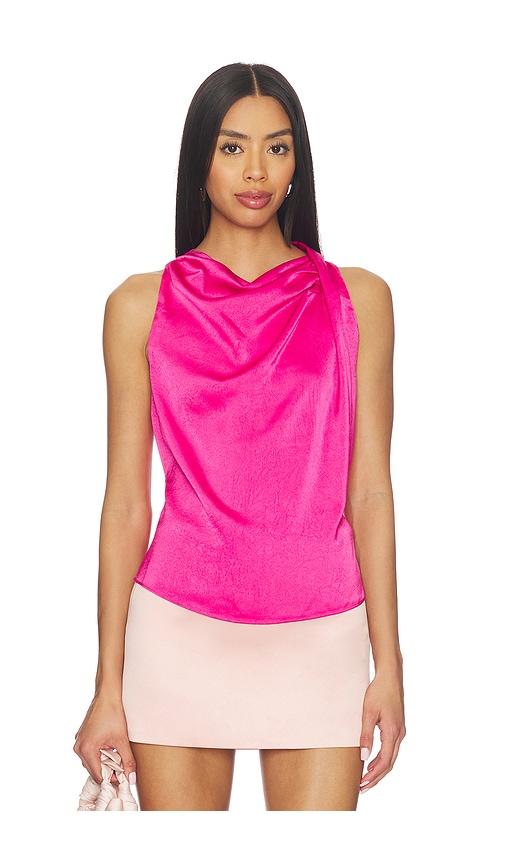 HEARTLOOM Remonia Top in Fuchsia by HEARTLOOM