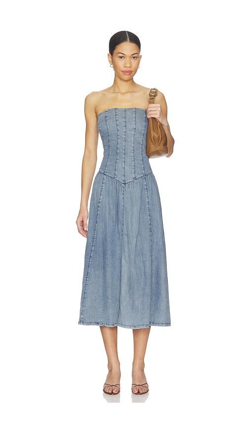 HEARTLOOM Ronan Dress in Blue by HEARTLOOM