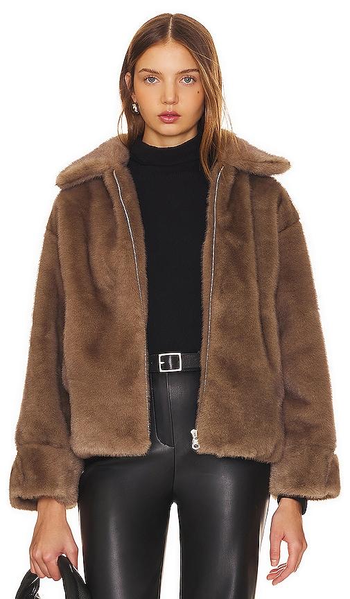HEARTLOOM Sari Coat in Brown by HEARTLOOM